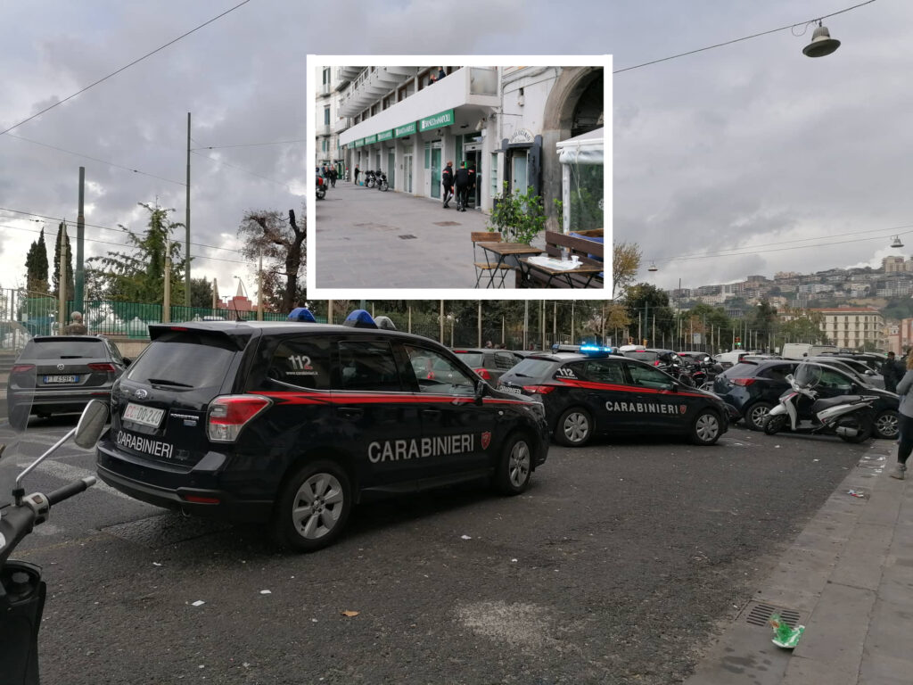 Napoli, blitz dei carabinieri in banca: militari armati di mitra