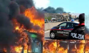 Milano, autista sequestra e da fuoco a bus con studenti: "Da qui non esce vivo nessuno"