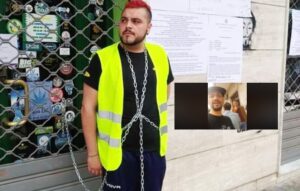 Chiudono i negozi di cannabis light, commerciante si incatena al locale: via alla mobilitazione