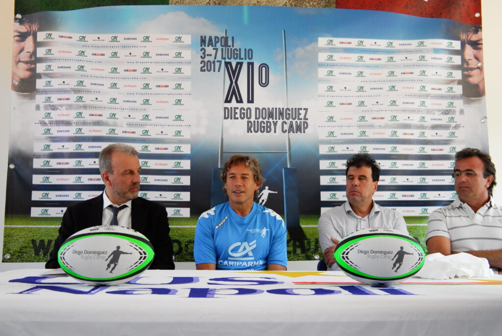 Rugby e solidarietà, Diego Dominguez a Napoli: "Potenziale enorme in questa terra"