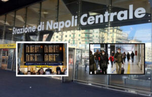Coronavirus, controlli alla stazione di Napoli per i passeggeri giunti da Milano