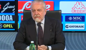 De Laurentiis velata accusa a Mertens in conferenza stampa