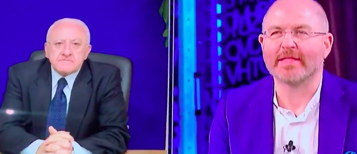 De Luca ospite di Gramellini in tv: "Dal 4 giugno si ai lombardi a Positano"