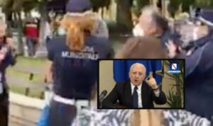 Donne allontanate con la forza dai vigili, De Luca: "Incivili e cafone, bravi gli agenti"