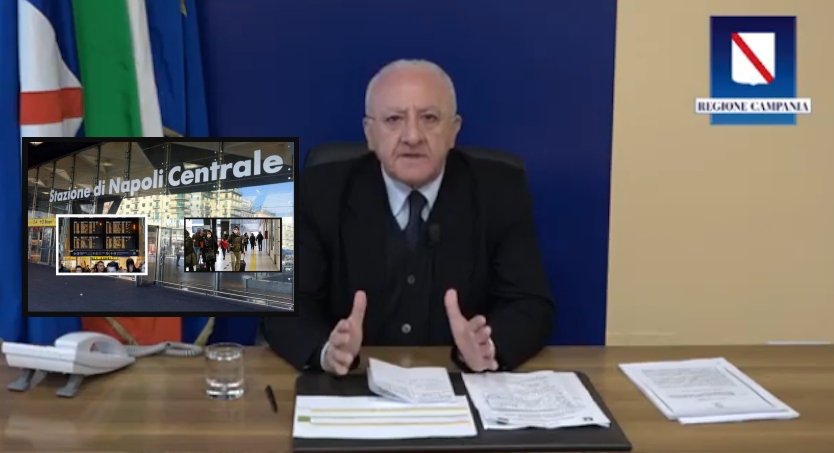 Coronavirus, tutto quello che è accaduto a bordo del treno: le misure della regione Campania