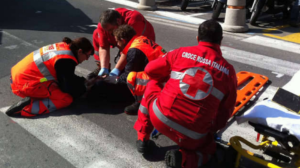 investito sulle strisce pedonali quarto