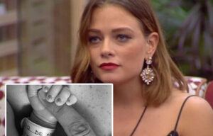 Silvia Provvedi, dopo l'arresto del compagno accompagna la figlia dal dottore