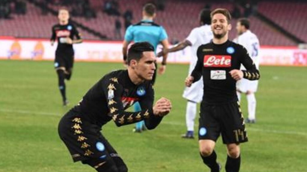 Esultanza di Callejòn, il balletto che condivide con la figlia