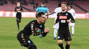 Esultanza di Callejòn, il balletto che condivide con la figlia