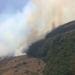 Monte Faito a fuoco, evacuazioni per tutte le abitazioni
