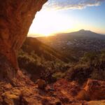 Falesia di Lettere, un'arrampicata proprio di fronte al Vesuvio