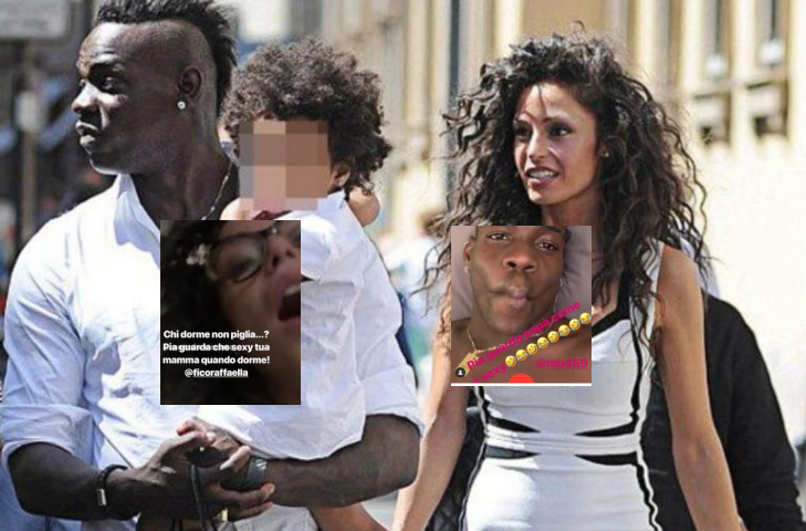 Balotelli e Raffaella Fico "giocano" sui social, poi le critiche: "Con lui solo perché ricco"