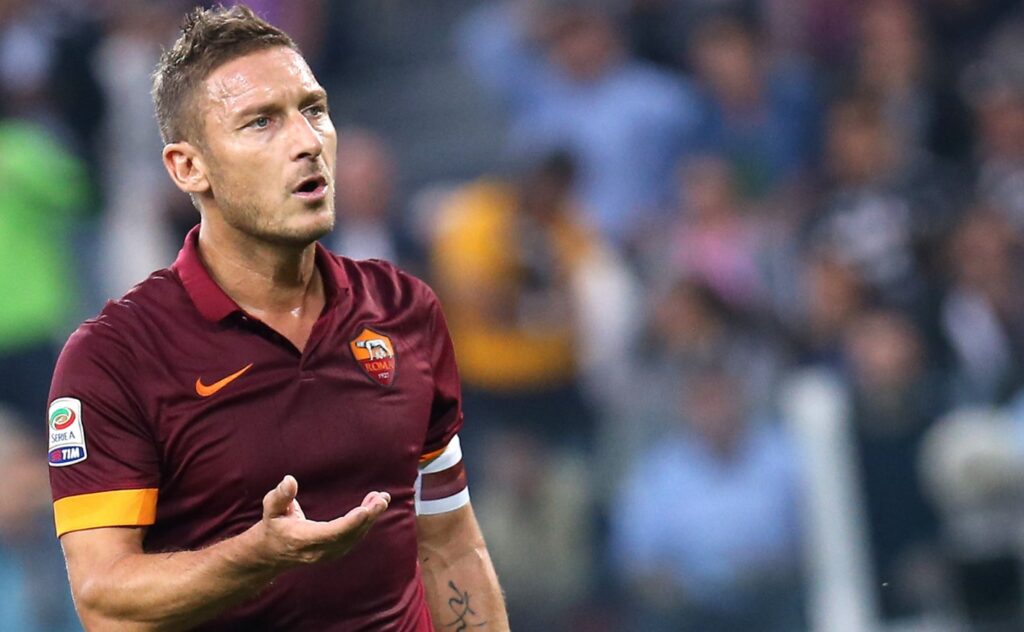 Francesco Totti, come Clemente Russo utilizzò una brutta espressione in TV