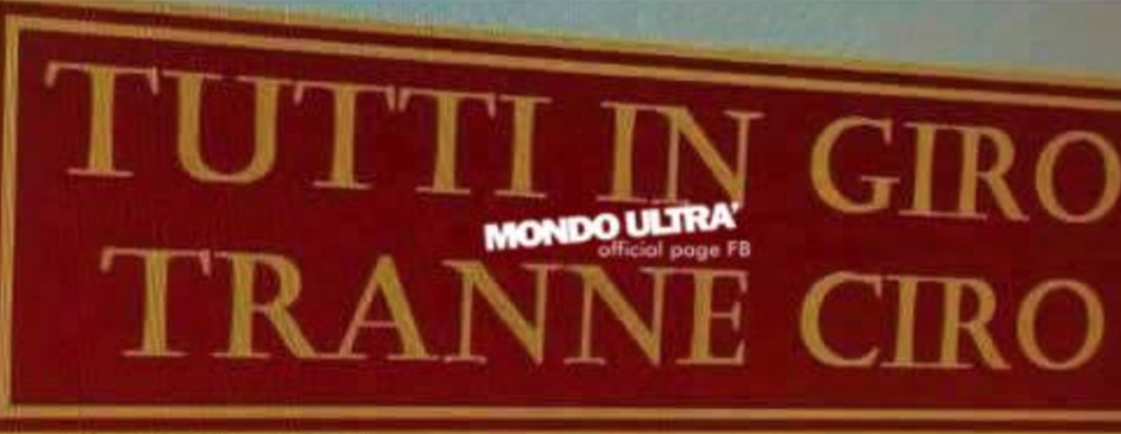 Frase contro Ciro Esposito alla vigilia di Napoli-Roma
