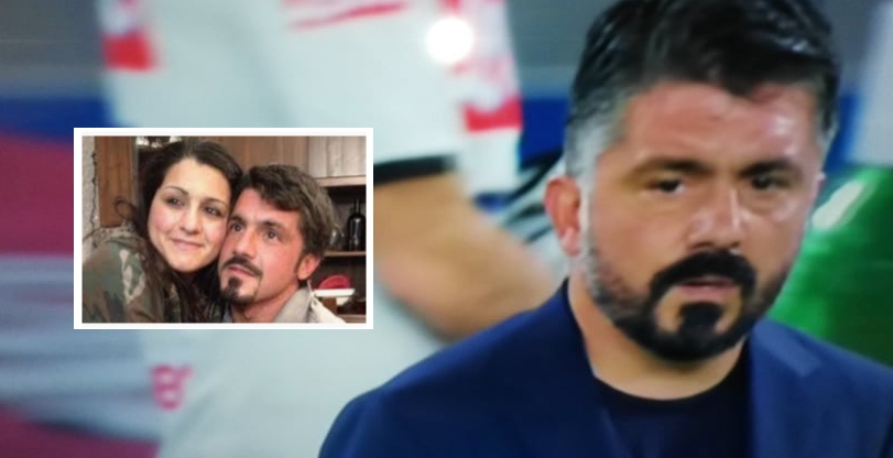 Napoli, il gesto di Gattuso per la sorella scomparsa: commozione durante il minuto di silenzio
