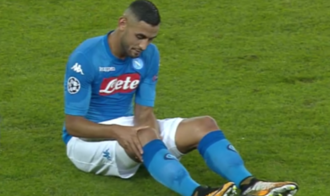 Ghoulam, si teme il peggio per il ginocchio: rottura del crociato