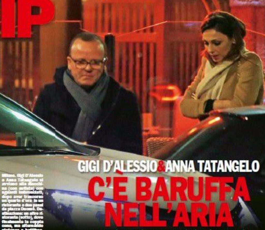 Gigi D'Alessio e Anna Tatangelo c'è crisi: litigio al ristorante