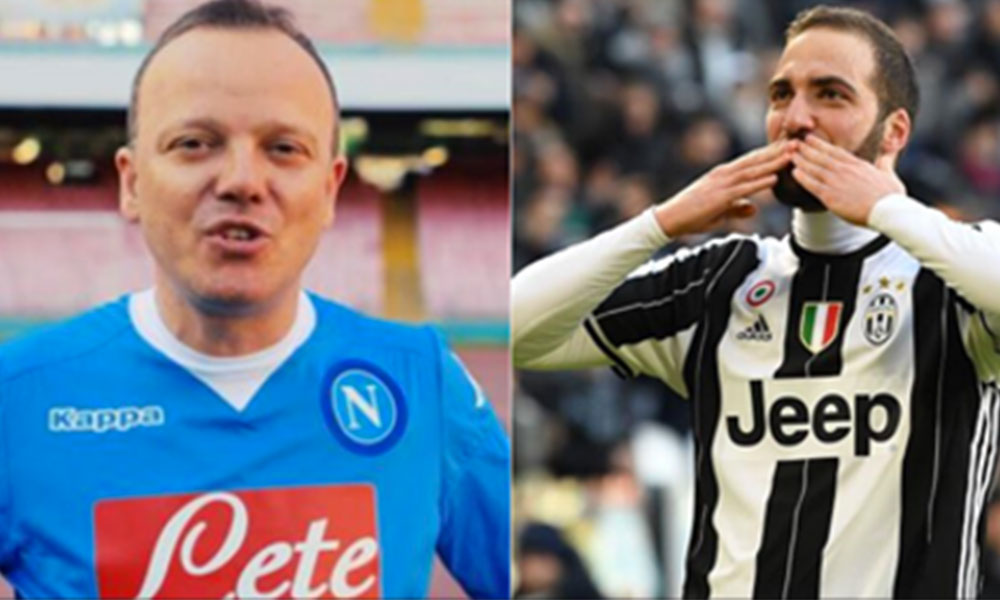 Gigi D’Alessio ironizza: “Higuain mi ha chiamato prima della partita. Vi dico cosa mi ha detto”