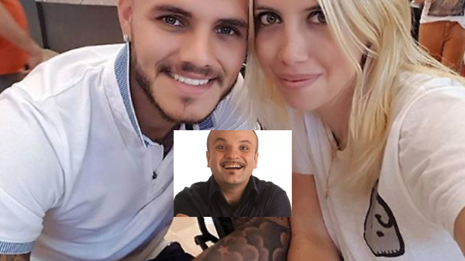 Peppe Iodice e l'esilarante messaggio per Mauro Icardi e Wanda Nara