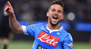 Napoli-Empoli: Dries Mertens segna il gol del vantaggio
