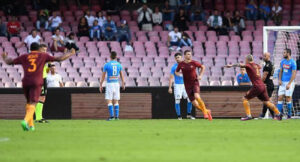 Il Napoli degli errori che ha gettato la spugna contro una Roma mediocre