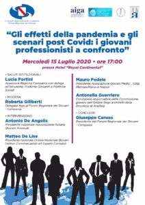 Gli effetti della pandemia e gli scenari post covid: i giovani professionisti a confronto