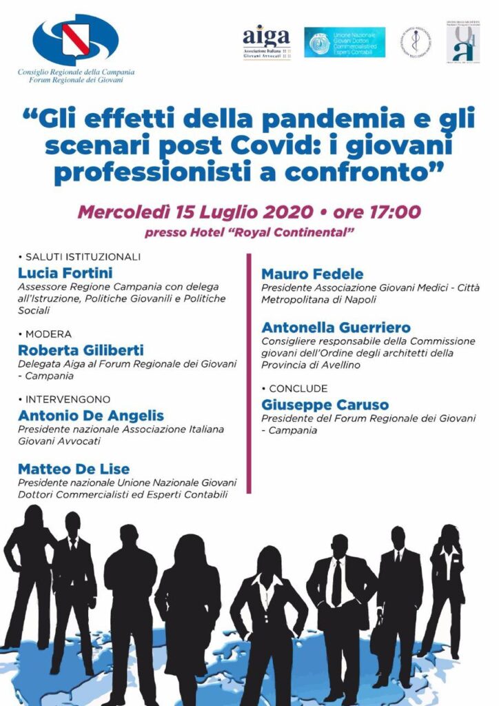 Gli effetti della pandemia e gli scenari post covid: i giovani professionisti a confronto