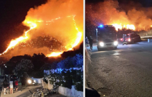 incendio baia azzurra