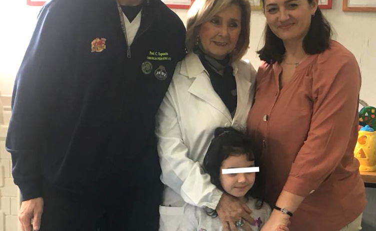 Piccola paziente albanese salva grazie a un innovativo intervento al Policlinico Federico II