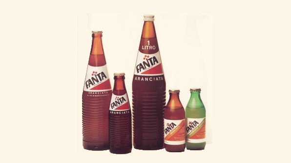 bottiglie di aranciata Fanta