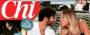 Stefano De Martino e Alessia Marcuzzi su Chi le foto di quando sorridevano assieme