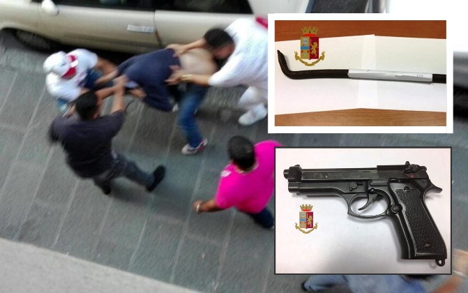 Afragola, dalle bastonate agli spari: lite condominiale finisce in rissa