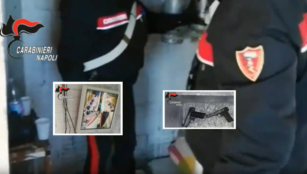 Marigliano, trovate armi e smantellata piazza di spaccio