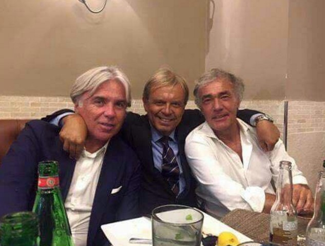 Massimo Giletti fotografato con Tommaso Ricozzi "il furbetto del cartellino"