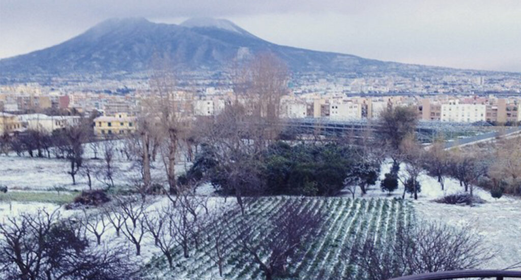 Meteo in Campania, previsto gelo e neve per capodanno