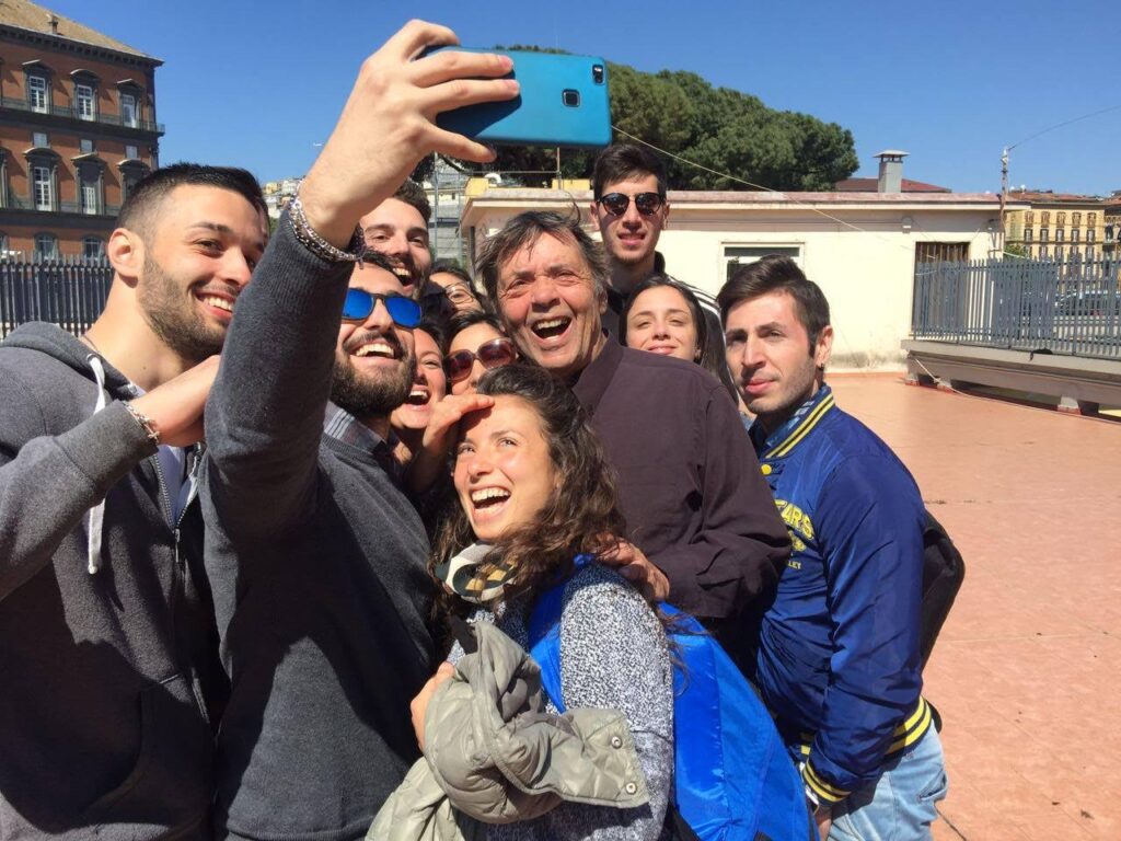 Michael Christensen padre della clownterapia in visita all'Università Parthenope di Napoli