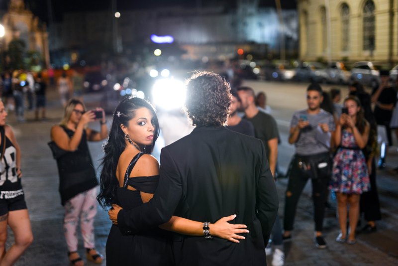 nancy coppola sul set