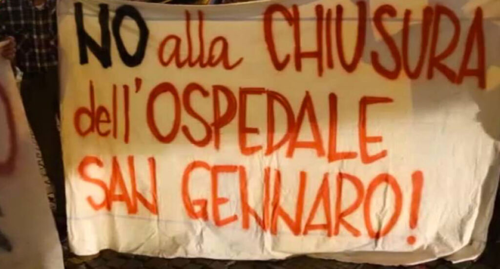 Napoli, è caos per l'ospedale San Gennaro: forti proteste dei cittadini