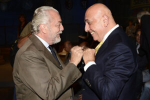 Napoli, ecco la grande novità di De Laurentiis: ruolo in società per Adriano Galliani