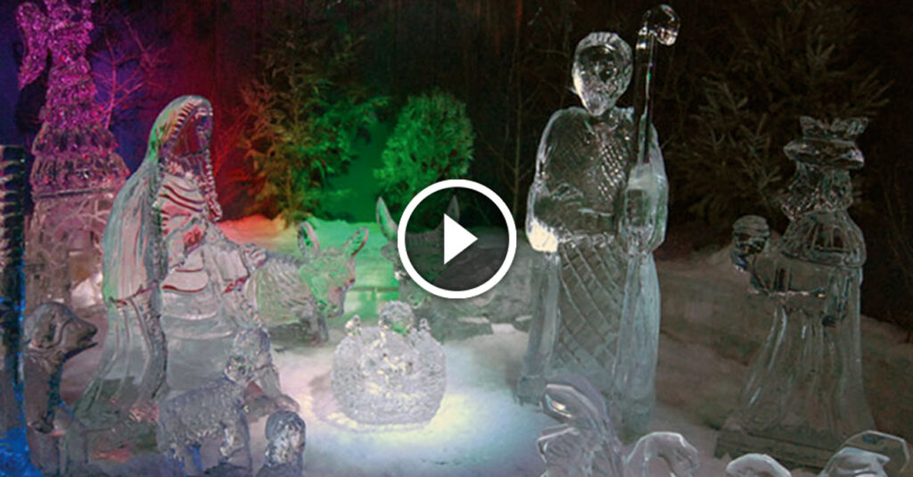Presepe di ghiaccio