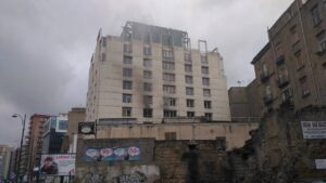 Incendio all'Università Orientale di Napoli