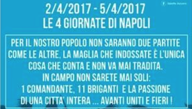 Napoli-Juve, incredibile iniziativa di alcuni professionisti napoletani