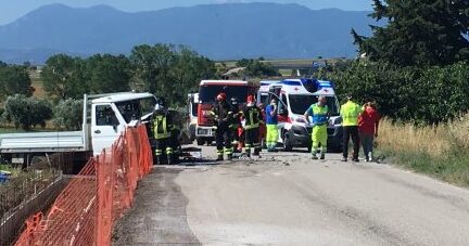 Tragico incidente a Pesco Sannita, auto si ribalta: morti marito e moglie