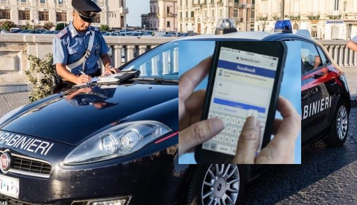 Commenta su Facebook in modo oltraggioso l'operato dei carabinieri: denunciato