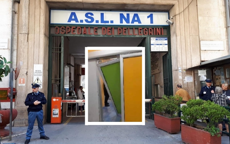 Napoli, raid all'ospedale Pellegrini: devastato il pronto soccorso