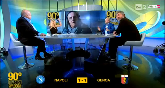 Paola Ferrari: gaffe in dirette, esulta al gol del Napoli