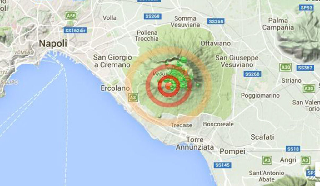 Paura in Campania, lieve scossa di terremoto nel vesuviano