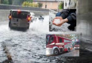 Tempesta nella notte, grandine e danni in Campania