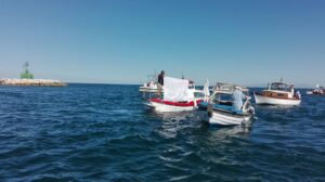 protesta barche procida