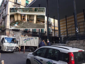 Mercatino di vico Tiratoio, via alla riqualifica dell'area: avviata già la pulizia degli spazi